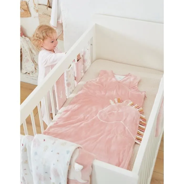 Gigoteuse Veloudoux® 90-110 cm Lina & Joy - Rose - Bébé - NOUKIE'S - Polyester-3