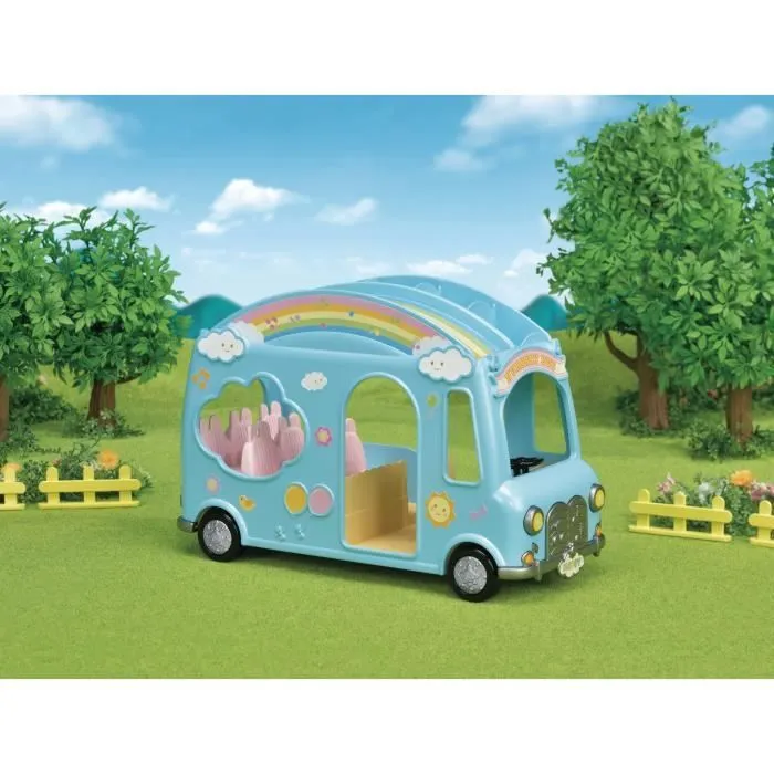 Bus Arc-en-Ciel - SYLVANIAN FAMILIES - Mixte - A partir de 3 ans - Crèche et école-5