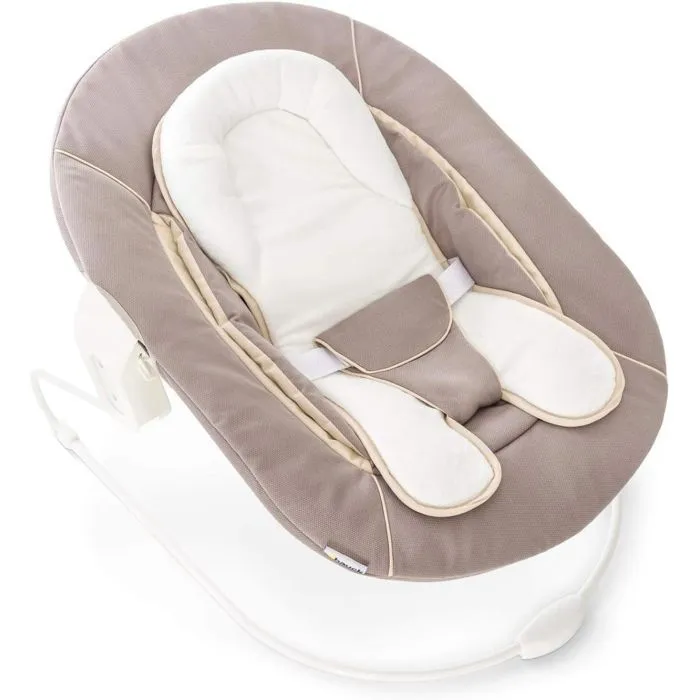 Transat - HAUCK - Alpha Bouncer 2in1 - Confortable et sécurisé - Stretch Beige-1