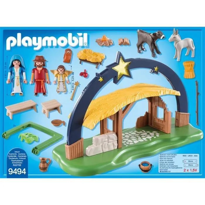Crèche de Noël illuminée PLAYMOBIL 9494 - Mixte - A partir de 4 ans-1