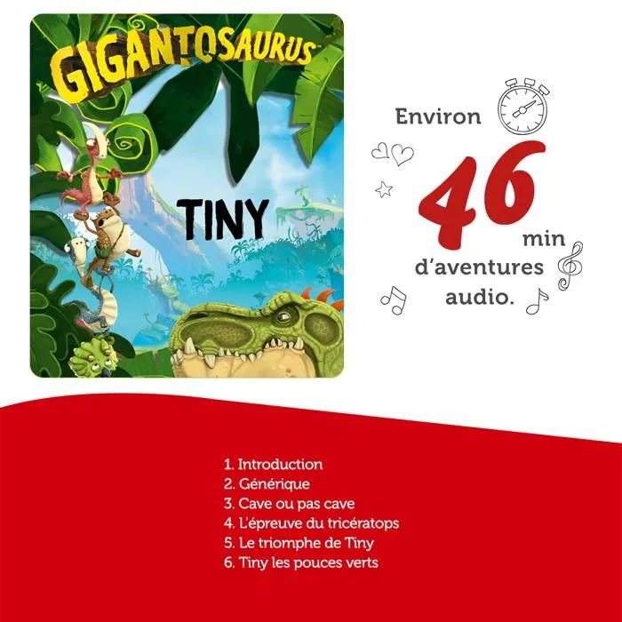 Figurine Tonie - tonies® - Gigantosaurus - Tiny - Audio - Pour enfants à partir de 4 ans-3