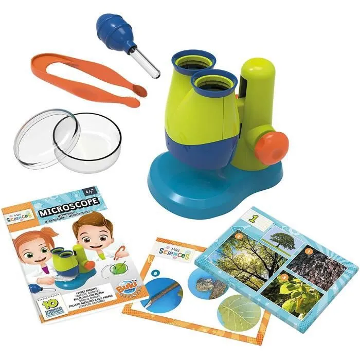 Microscope - BUKI - Mini Sciences - Jeu éducatif - Jeu scientifique-0