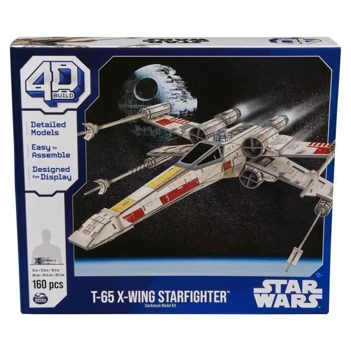 Star Wars - CHASSEUR X-WING - Maquette 4D à construire - 28 cm-3