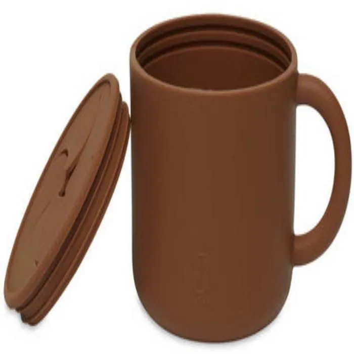 Gobelet bébé à goûter avec couvercle Silicone Caramel - JOLLEIN - 160 ml - 6 mois-3