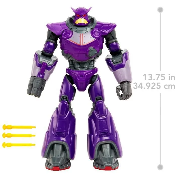 Figurine Buzz - MATTEL - Mega Zurg articulé sons et lumières - Extérieur - Mixte - 3 ans et +-3