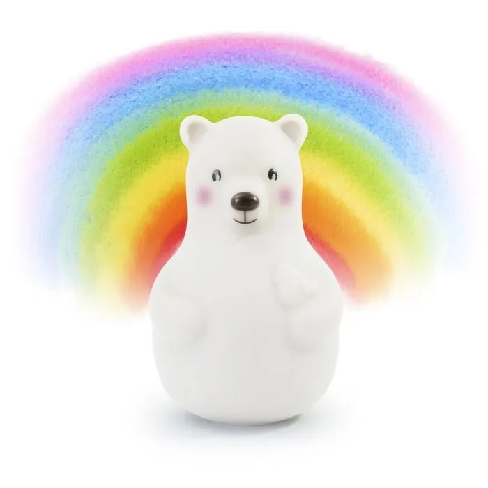 Veilleuse - PABOBO - Ours Lumicolor - Détecte les couleurs - Lumière blanche chaude - Rechargeable USB-1