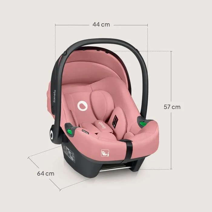Siège-auto 40-87 cm LIONELO Astrid i-Size - Cosi bébé - ADAC - Légère - 0-13 Kg - Groupe 0+ - Rose-5