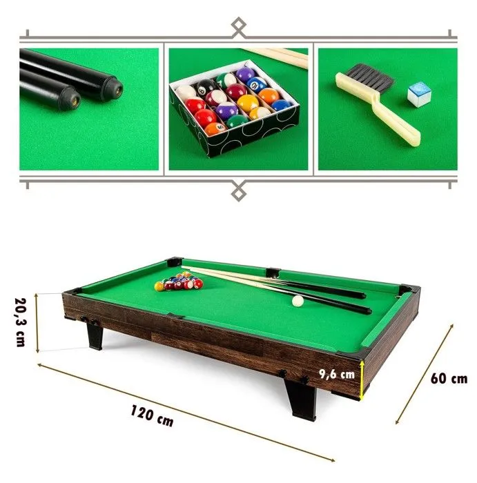 Table de Billard Portable de Style Vintage-1