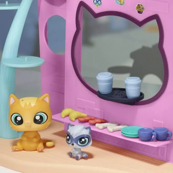 Littlest Petshop - HASBRO - Le café - Fille - 4 ans - Distributeur de friandises - Accessoires - Deco Clips-2