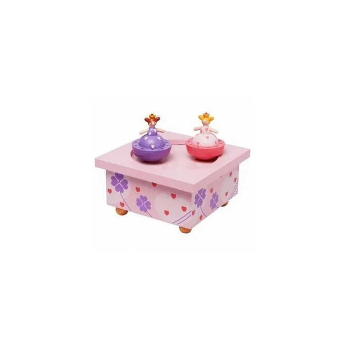 Boîte à musique en bois Princesse et Grenouille - TROUSSELIER - Rose - À partir de 3 ans - Mixte-3