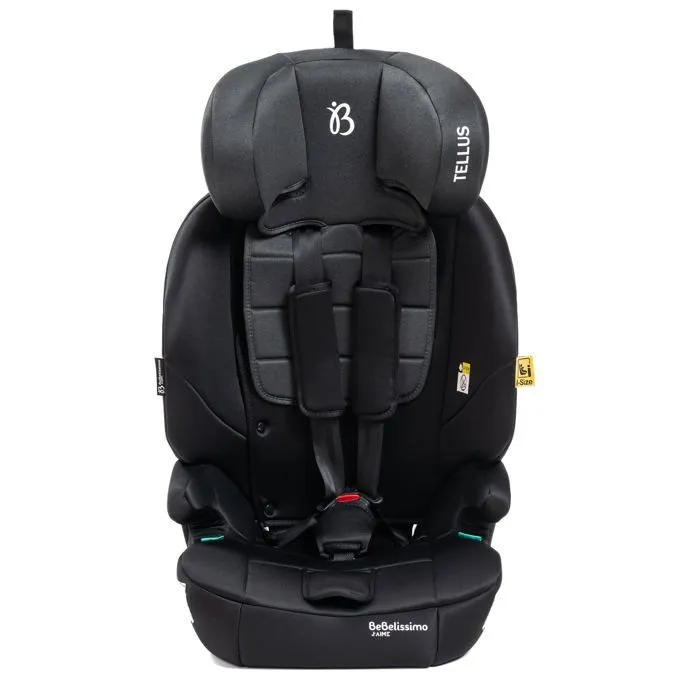BEBELISSIMO  - Siège auto bébé Isofix  - 76 -150cm - Tellus - de 9 à 36 kg, 15 mois à 12 ans -gris-3