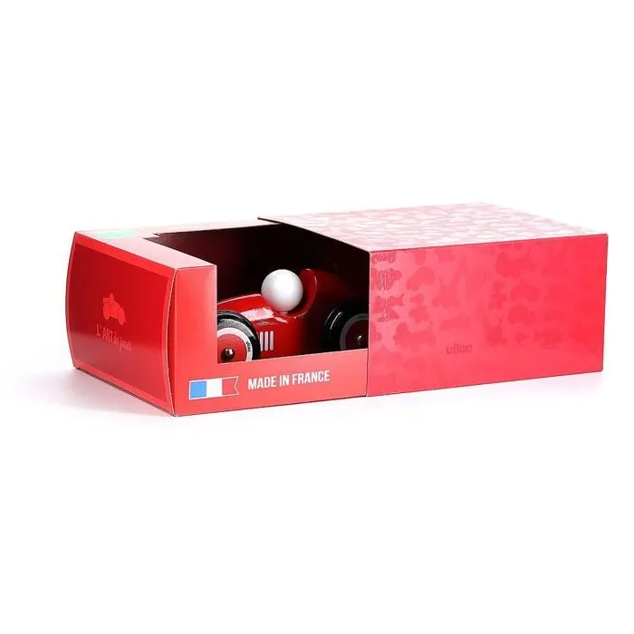 Vilac - Cabriolet XL bois rouge-0