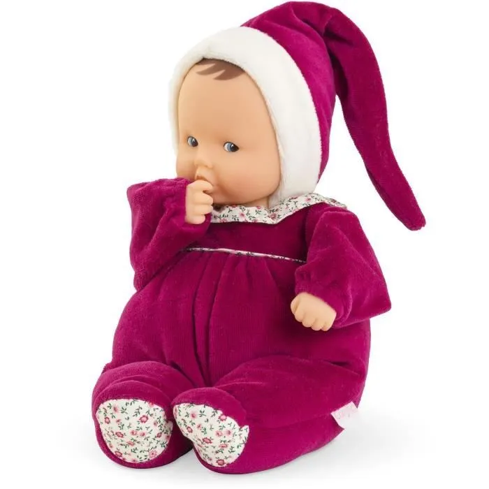 Doudou - COROLLE - Babipouce Rose Grenadine - 28 cm - senteur vanille - dès la naissance-2