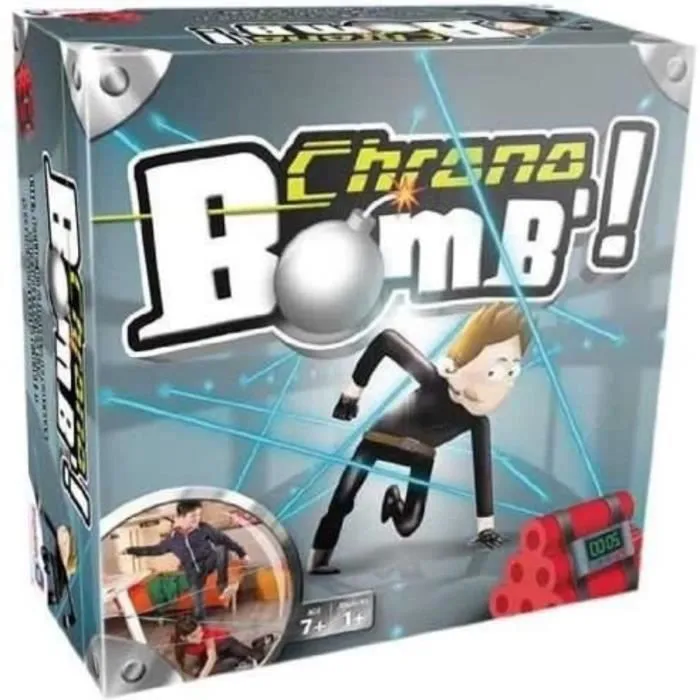 CHRONO BOMB' - Jeu d'adresse - DUJARDIN - Faufilez-vous dans le parcours de lasers sans toucher les fils pour gagner !-0