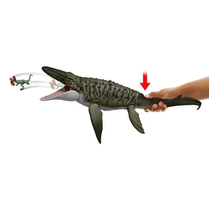 Jurassic World - Figurine articulée Mosasaurus - Dinosaure - JCH00-1