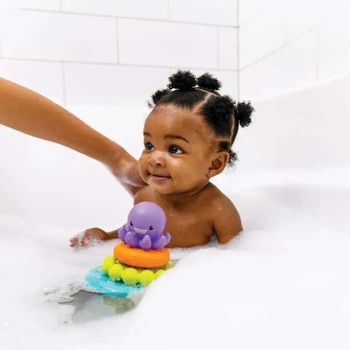 Jouet de bain - INFANTINO - Pyramide de bain pieuvre-2
