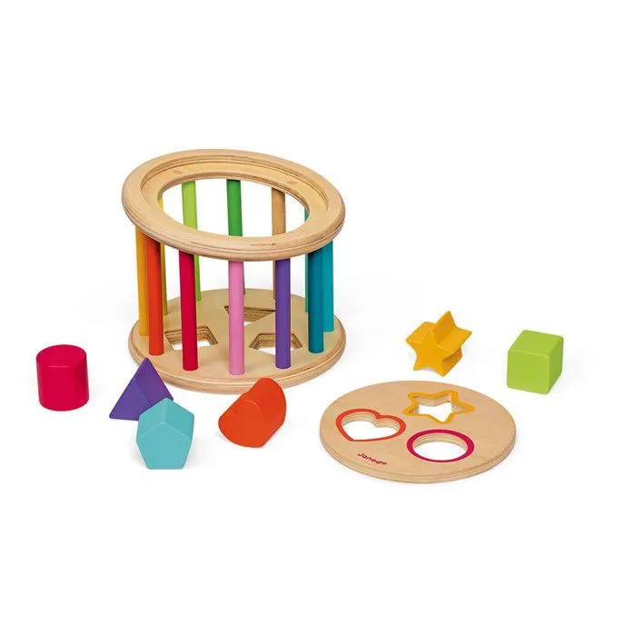 JANOD - Quizz des Formes I wood (bois) - Dès 18 Mois-0