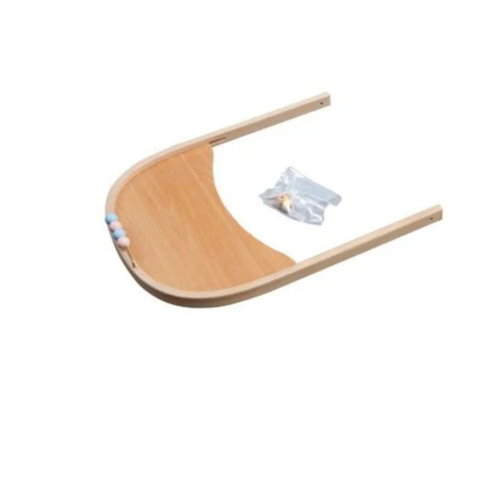 Combelle - 211501 - Tablette bois pour Chaise haute Marcel and André Vernis Naturel-0