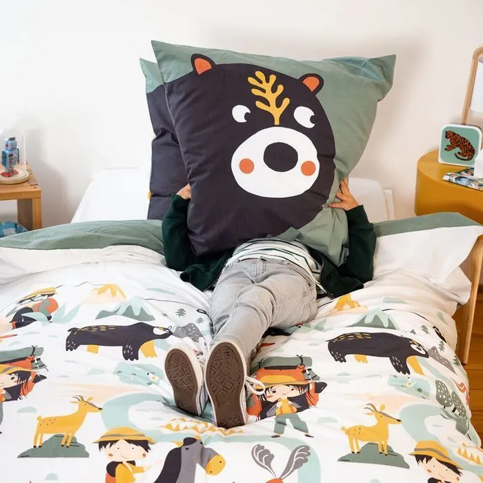 Parure de lit enfant 140x200cm réversible 100% coton adouci-3