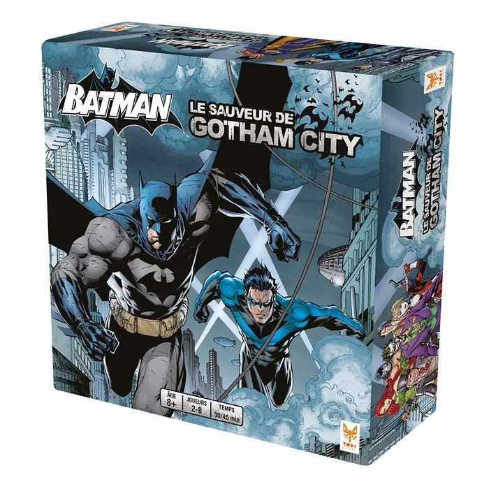 Jeu d'ambiance BATMAN Le sauveur de Gotham - TOPI GAMES - 2 joueurs ou plus - A partir de 7 ans - Intérieur-1
