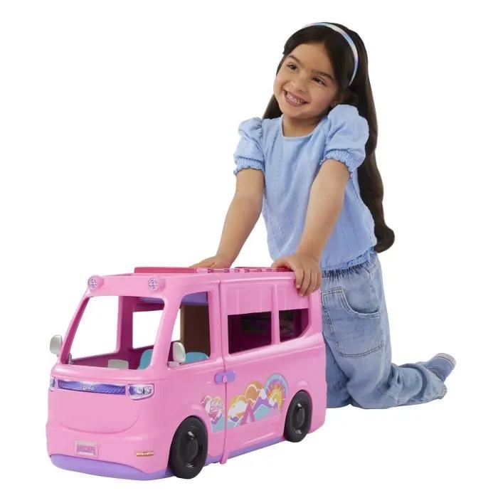 Barbie - Coffret Camping-Car de Rêve avec plus de 60 accessoires - Barbie - HRJ78-7