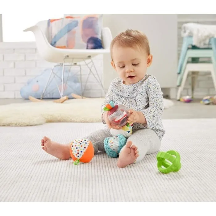FISHER-PRICE Balles d'Éveil 5 Sens - 3 mois et +-2