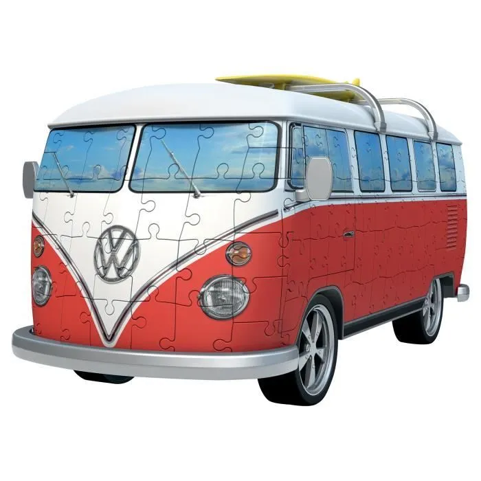 Puzzle 3D Combi T1 Volkswagen - Ravensburger - 162 pièces - sans colle - Enfant 8 ans-2