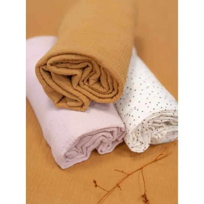 Maxi lange - Imprimé - 100x100 cm - Caramel-3