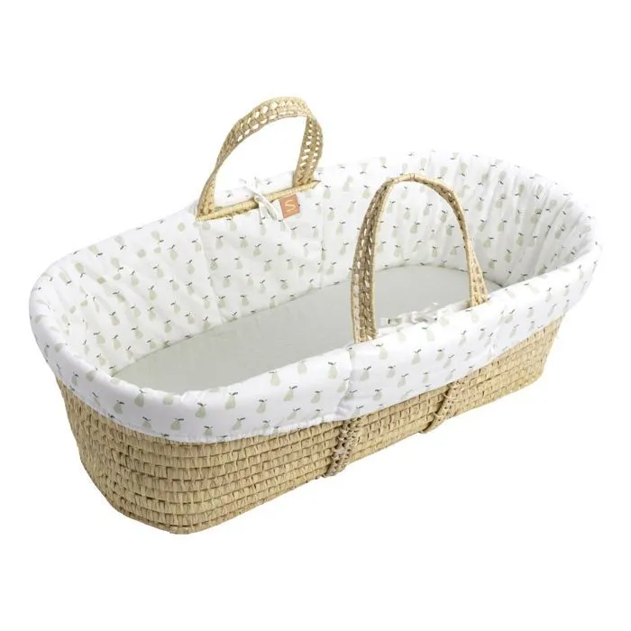 Couffin bébé en fibres naturel-0