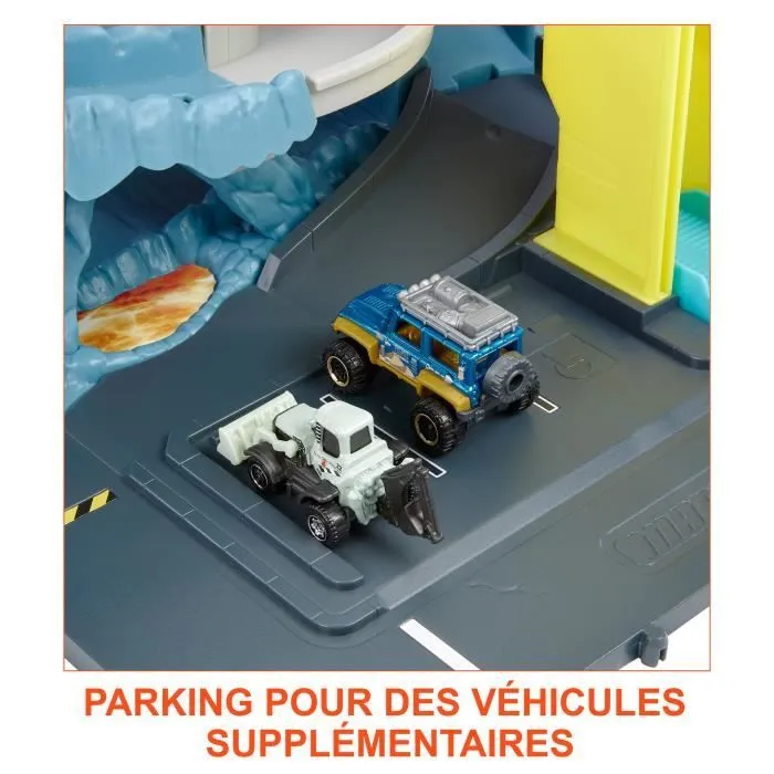 Matchbox-Action Drivers-Coffret Piste Volcan avec sons et lumières HHW21-5