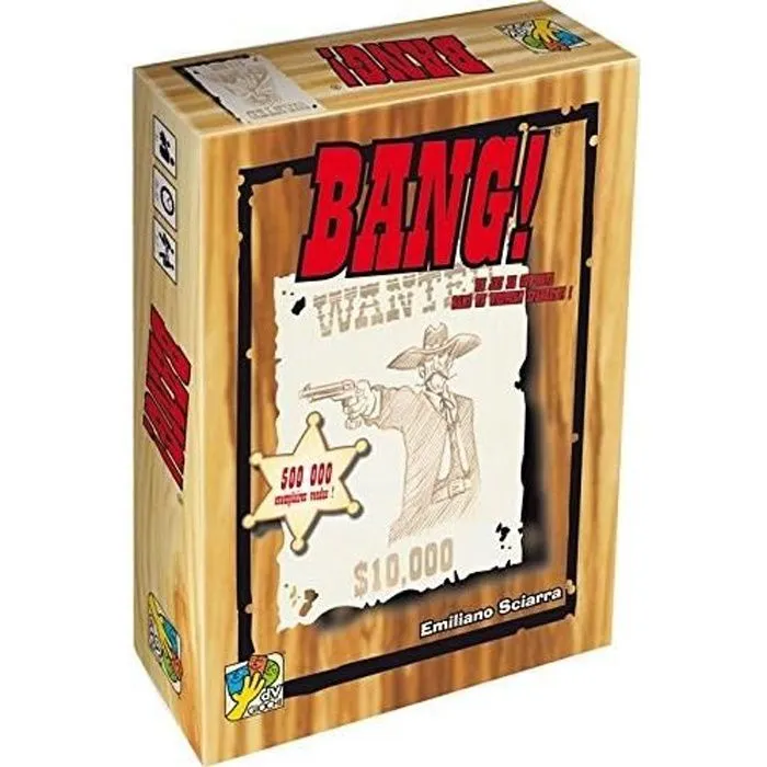 dV Giochi - Bang! - Jeu de société - À partir de 8 ans - 4 à 7 joueurs - 20 à 40 minutes-0