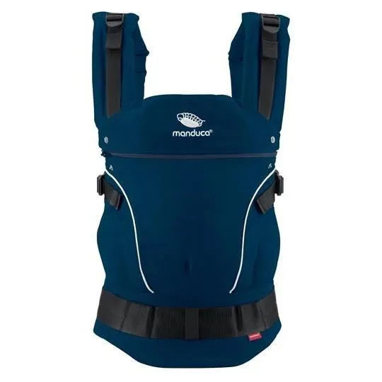 Porte-bébé physiologique Manduca® First PureCotton Bleu Marine-0