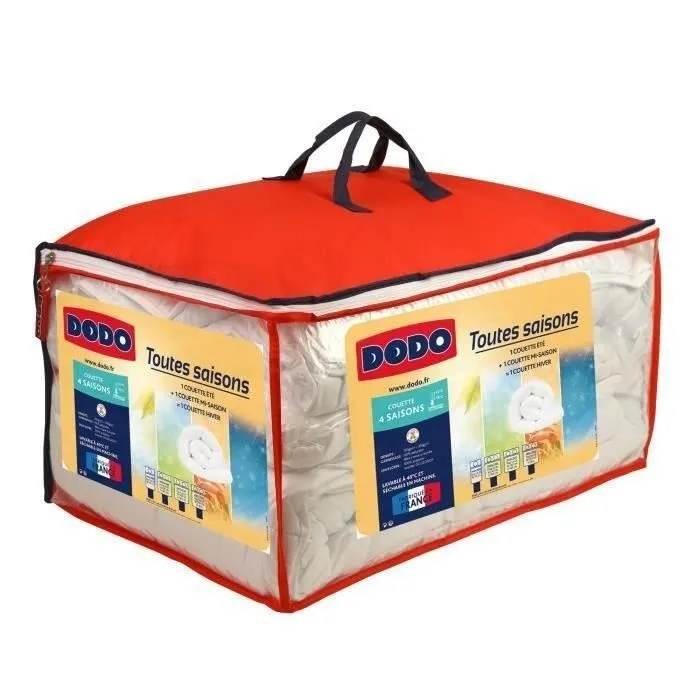 DODO Couette 4 SAISONS 200+300g/m² 200x200cm-0