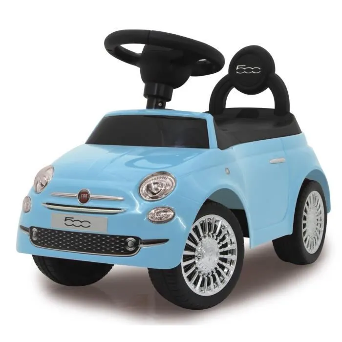 Toboggan Fiat 500 Bleu pour Enfant - JAMARA KIDS - A partir de 18 mois - Coffre sous le siège-1