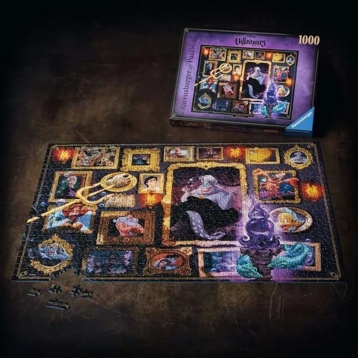 Puzzle 1000 pièces Ursula - RAVENSBURGER - Collection Disney Villainous - Fantastique Violet Mixte-3