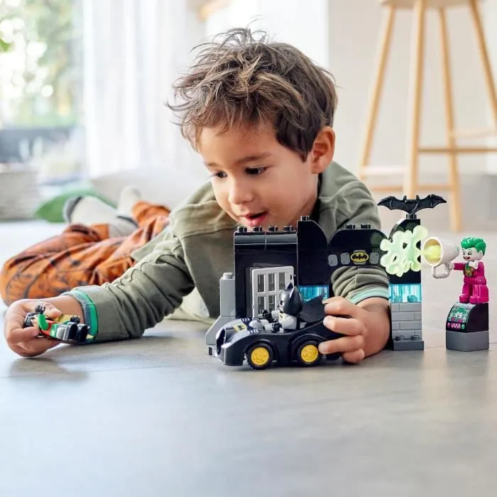 LEGO® 10919 DUPLO Super-Héros DC Batman™ La Batcave™ Avec Batmobile & le JOKER Voitures Jouet Pour Bébés de 2 Ans Et Plus-3