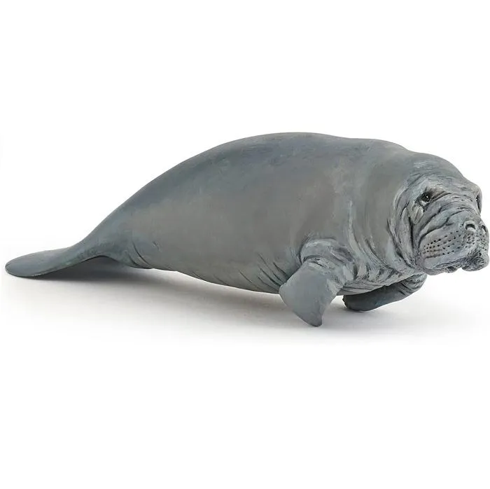 Figurine lamantin - PAPO - Unique Coloris - Peinte à la main - Pour enfant de 3 ans et plus-0