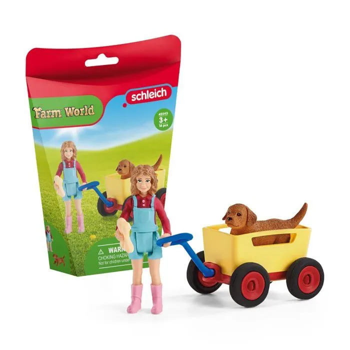 Schleich - 42543 - Kit de Jeu pour Voiture Farm World Abwechslung Figurine, n, Multicolore-0