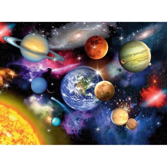 Puzzle Ravensburger 300 pièces XXL - Système solaire - Pour enfants dès 9 ans-2