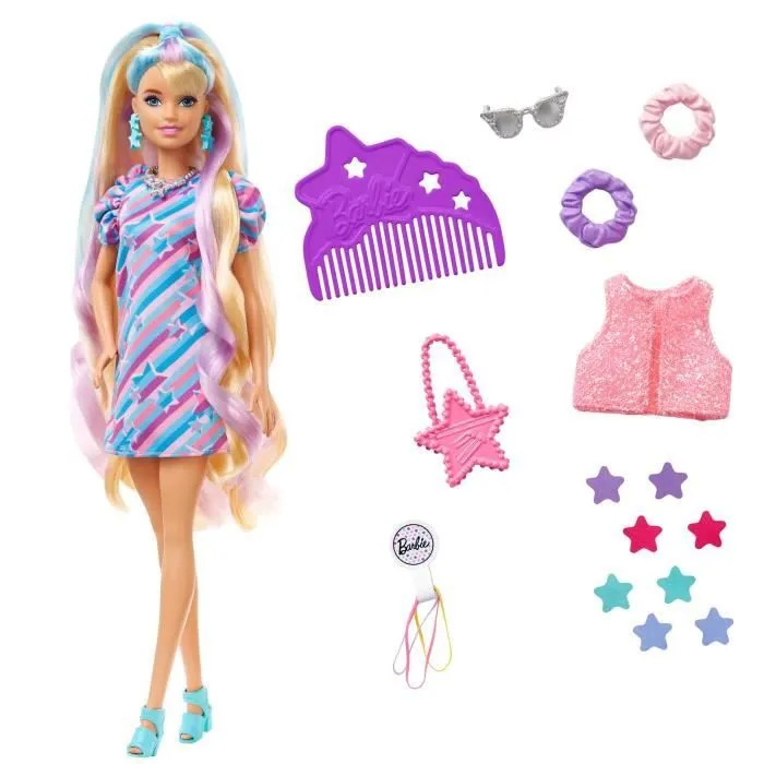 Barbie - Barbie Ultra-Chevelure Blonde - Poupée - 3 ans et +-2