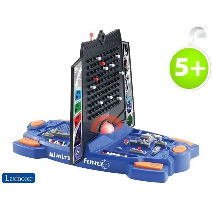 Jeux Societe - Gt2500 Nimitz Bataille Navale Effets Lumineux Sonores 3 Jokers Bleu/noir.-1