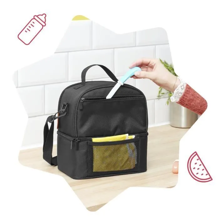 BADABULLE Sac Repas Isotherme multipoches Pick and Go-4