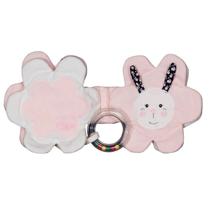 Livre d'éveil - Sauthon Baby Déco - Miss Fleur de Lune - Polyester - Activités sensorielles - Lavable en machine-1
