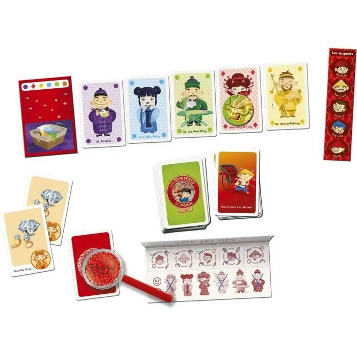 LANSAY - LES MYSTÈRES DE PÉKIN - Jeu de société - Version Junior - 2 à 4 joueurs - Dès 5 ans-2
