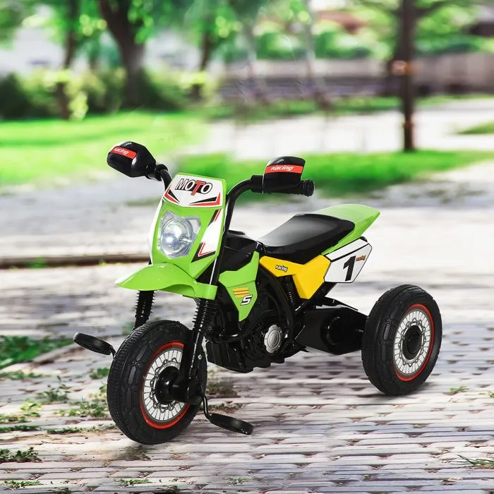 HOMCOM - tricycle - Plastique - 71x40x51cm - Vert-2