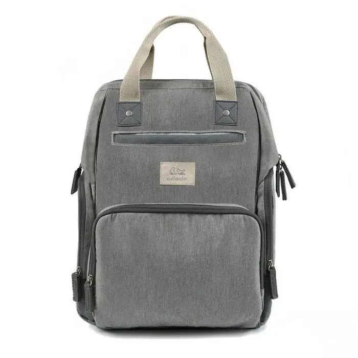 Bebeboutik Sac a langer Outlander Backpack Gris chine