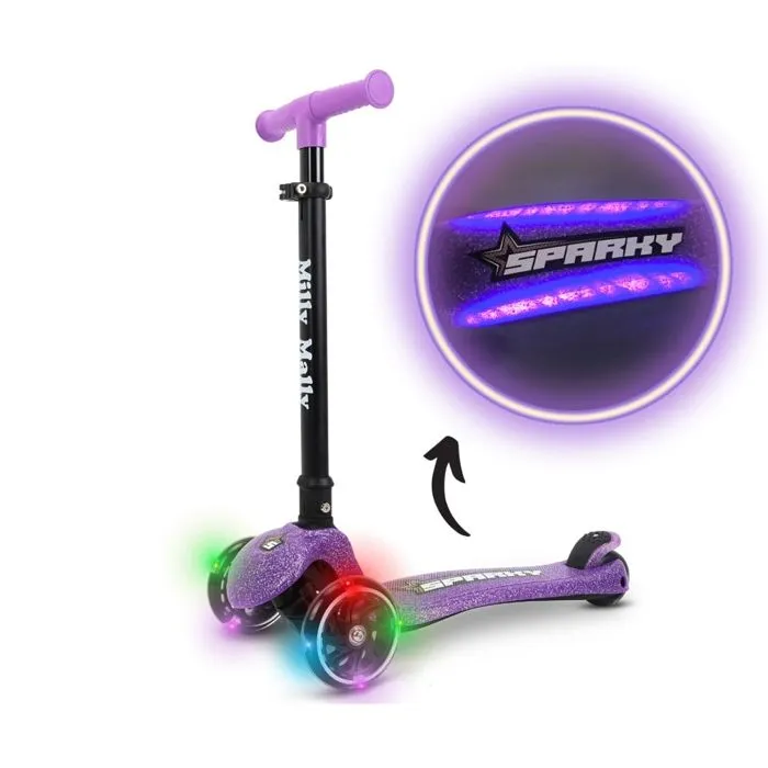 Scooter Sparky Violet roues-1