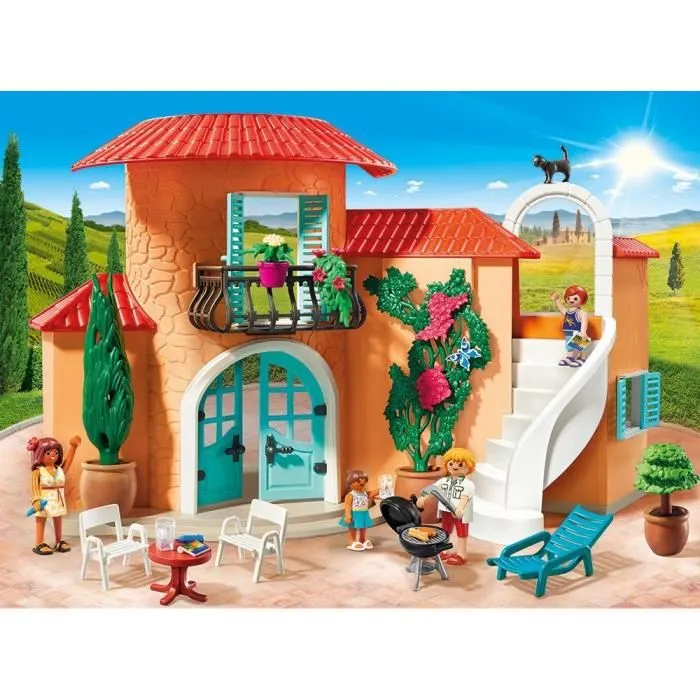 PLAYMOBIL - Villa de vacances - Family Fun - 97 pièces - Mixte - A partir de 4 ans-1