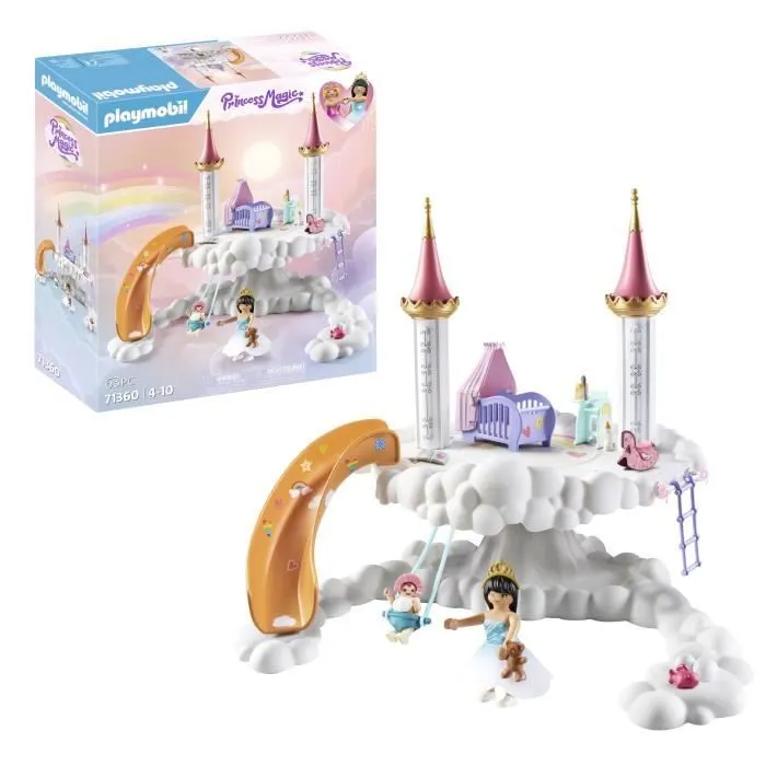 PLAYMOBIL 71360 Nurserie dans les nuages, Princess Magic, 63 pièces, Dès 4 ans-3
