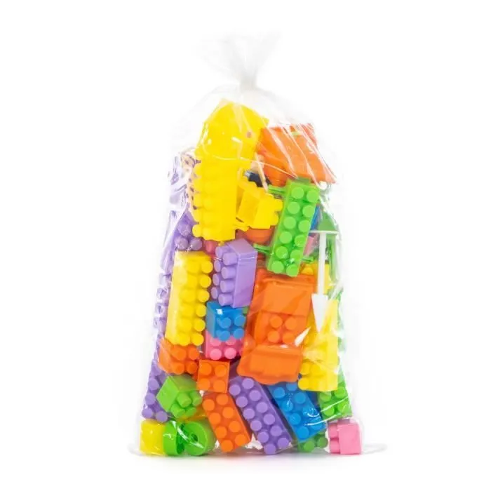 Blocs en plastique - Polesie - Ziegelsteine 'Builder' - 101 pièces - Multicolore - À partir de 3 ans-3